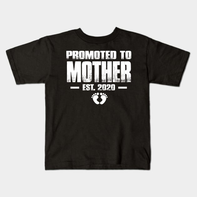 Promoted to Mother 2020 Funny Mother's Day Gift Ideas For New Mom Kids T-Shirt by smtworld